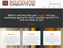 Tablet Screenshot of boundless.net